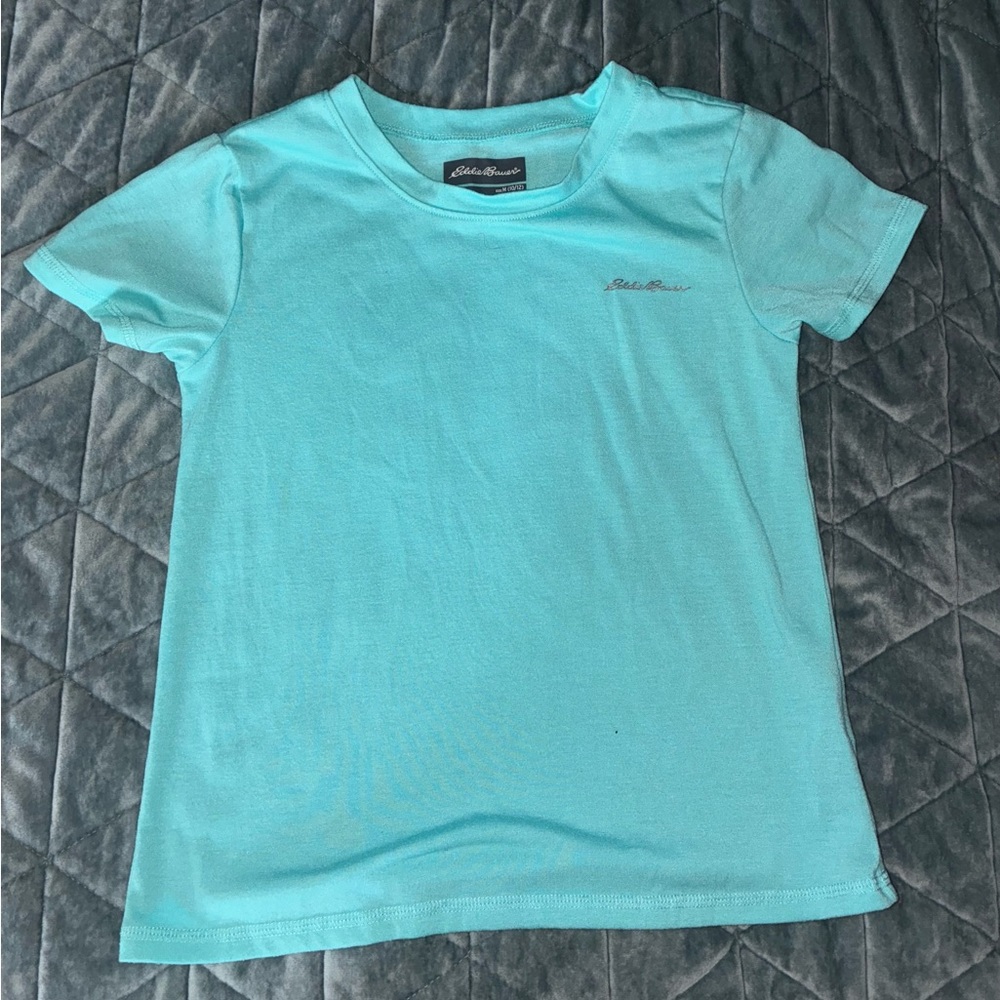 Eddie Bauer Kids Aqua T-Shirt Size M (10/12)
